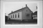 Old World Wisconsin (AKA 8506 COUNTY HIGHWAY O in Waterford, WI), a Front Gabled meeting hall, built in Eagle, Wisconsin in 1874.