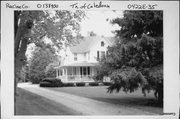 3436 STATE HIGHWAY 38, a Gabled Ell house, built in Caledonia, Wisconsin in 1886.