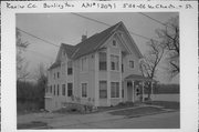 544-46 W CHESTNUT ST, a Queen Anne house, built in Burlington, Wisconsin in 1910.