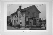 801, 803 & 805 Pine Street, 525 Kendall Street, a Commercial Vernacular inn, built in Burlington, Wisconsin in 1895.