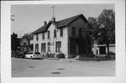 801, 803 & 805 Pine Street, 525 Kendall Street, a Commercial Vernacular inn, built in Burlington, Wisconsin in 1895.
