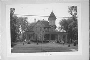 201 S KANE ST, a Queen Anne house, built in Burlington, Wisconsin in 1882.