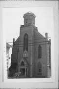 112 MCHENRY ST, a Early Gothic Revival church, built in Burlington, Wisconsin in 1854.
