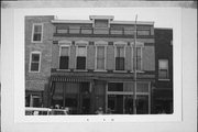 428-436 N PINE ST, a Commercial Vernacular retail building, built in Burlington, Wisconsin in 1886.