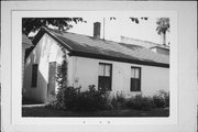 449 Beloit Street, a Front Gabled one to six room school, built in Burlington, Wisconsin in 1840.