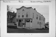 1000-1002 VILLA ST, a Commercial Vernacular house of worship, built in Racine, Wisconsin in 1865.