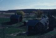 1972 State Highway 92, a Astylistic Utilitarian Building barn, built in Springdale, Wisconsin in 1892.