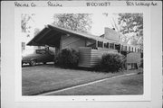 801 LATHROP AVE, a Usonian house, built in Racine, Wisconsin in 1949.