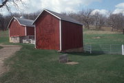 1972 State Highway 92, a Astylistic Utilitarian Building roundhouse/repair shop/car barn, built in Springdale, Wisconsin in 1887.