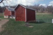 1972 State Highway 92, a Astylistic Utilitarian Building car barn, built in Springdale, Wisconsin in 1887.