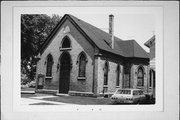 SE CNR OF ST PATRICK ST AND WISCONSIN, a Early Gothic Revival house of worship, built in Racine, Wisconsin in 1858.