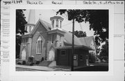 STATE ST S OF MAIN ST STATE ST S OF MAIN ST, a Early Gothic Revival house of worship, built in Rochester, Wisconsin in 1854.