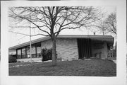 1215 Main Street, a Contemporary library, built in Union Grove, Wisconsin in 1958.