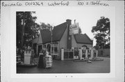 100 S JEFFERSON 100 S JEFFERSON, a English Revival Styles gas station/service station, built in Waterford, Wisconsin in 1930.