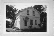 218 S JEFFERSON, a Greek Revival house, built in Waterford, Wisconsin in 1842.