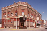 100-124 N MAIN ST, a Commercial Vernacular large retail building, built in Richland Center, Wisconsin in 1892.