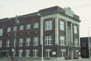 189 N CENTRAL AVE, a Neoclassical/Beaux Arts social recreational/fraternal hall, built in Richland Center, Wisconsin in 1920.