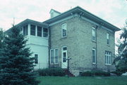 126 E WASHINGTON ST, a Second Empire house, built in Stoughton, Wisconsin in 1878.