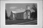 NW CORNER OF ST KILLIAN RD AND BROWN CHURCH RD, a Romanesque Revival house of worship, built in Buena Vista, Wisconsin in 1884.
