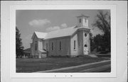 NW CORNER OF ST KILLIAN RD AND BROWN CHURCH RD, a Romanesque Revival church, built in Buena Vista, Wisconsin in 1884.