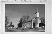 NW CORNER OF ST KILLIAN RD AND BROWN CHURCH RD, a Romanesque Revival church, built in Buena Vista, Wisconsin in 1884.