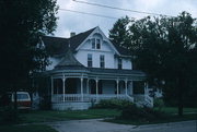 118 N PAGE ST, a Queen Anne house, built in Stoughton, Wisconsin in 1886.