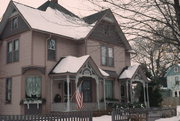 C. 617 W HAMILTON ST, a Queen Anne house, built in Stoughton, Wisconsin in 1897.