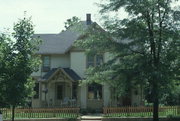 C. 617 W HAMILTON ST, a Queen Anne house, built in Stoughton, Wisconsin in 1897.