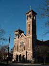 427 St Johns St, a Romanesque Revival house of worship, built in Green Bay, Wisconsin in 1911.