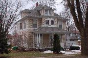 536 W ELM ST, a American Foursquare house, built in Lancaster, Wisconsin in 1900.