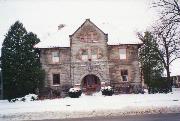 1057 ALGOMA BLVD, a Romanesque Revival house, built in Oshkosh, Wisconsin in 1911.