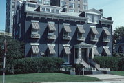 1122 N ASTOR ST, a Federal house, built in Milwaukee, Wisconsin in 1852.