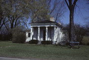 MILWAUKEE RIVER PARKWAY, a Greek Revival house, built in Shorewood, Wisconsin in 1843.