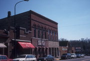 108-110 N CASCADE ST, a Commercial Vernacular retail building, built in Osceola, Wisconsin in 1884.