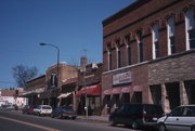 108-110 N CASCADE ST, a Commercial Vernacular retail building, built in Osceola, Wisconsin in 1884.