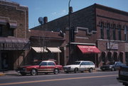 108-110 N CASCADE ST, a Commercial Vernacular retail building, built in Osceola, Wisconsin in 1884.