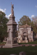 Forest Home Cemetery and Chapel, a Building.