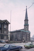 605 S 4TH ST, a Romanesque Revival house of worship, built in Milwaukee, Wisconsin in 1849.
