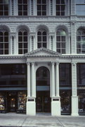 205 E WISCONSIN AVE, a Italianate retail building, built in Milwaukee, Wisconsin in 1860.