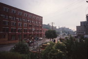 133 W OREGON ST, a Romanesque Revival warehouse, built in Milwaukee, Wisconsin in 1904.