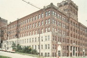 100 E PLEASANT ST (AKA 116 E WALNUT ST OR 1726 N 1ST ST), a Romanesque Revival industrial bldg/manufacturing facility, built in Milwaukee, Wisconsin in 1892.