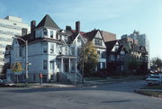 1244-1246 N ASTOR ST, a Queen Anne house, built in Milwaukee, Wisconsin in 1885.