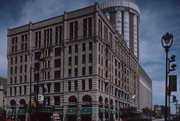 424 E WISCONSIN AVE, a Romanesque Revival lodging-hotel, built in Milwaukee, Wisconsin in 1890.