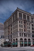 424 E WISCONSIN AVE, a Romanesque Revival lodging-hotel, built in Milwaukee, Wisconsin in 1890.