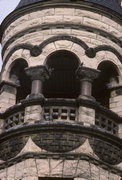 1492 W WISCONSIN AVE, a Romanesque Revival house, built in Milwaukee, Wisconsin in 1886.