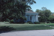 MILWAUKEE RIVER PARKWAY, a Greek Revival house, built in Shorewood, Wisconsin in 1843.