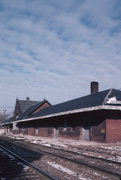 SW CNR OF MILWAUKEE AVE AND 11TH ST, a Romanesque Revival depot, built in South Milwaukee, Wisconsin in 1893.