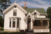 1609 CHURCH ST, a Early Gothic Revival house, built in Wauwatosa, Wisconsin in 1845.