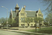 8405 W NATIONAL AVE, a Romanesque Revival elementary, middle, jr.high, or high, built in West Allis, Wisconsin in 1887.