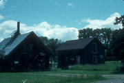 Johnson, Albin, Log House, a Building.